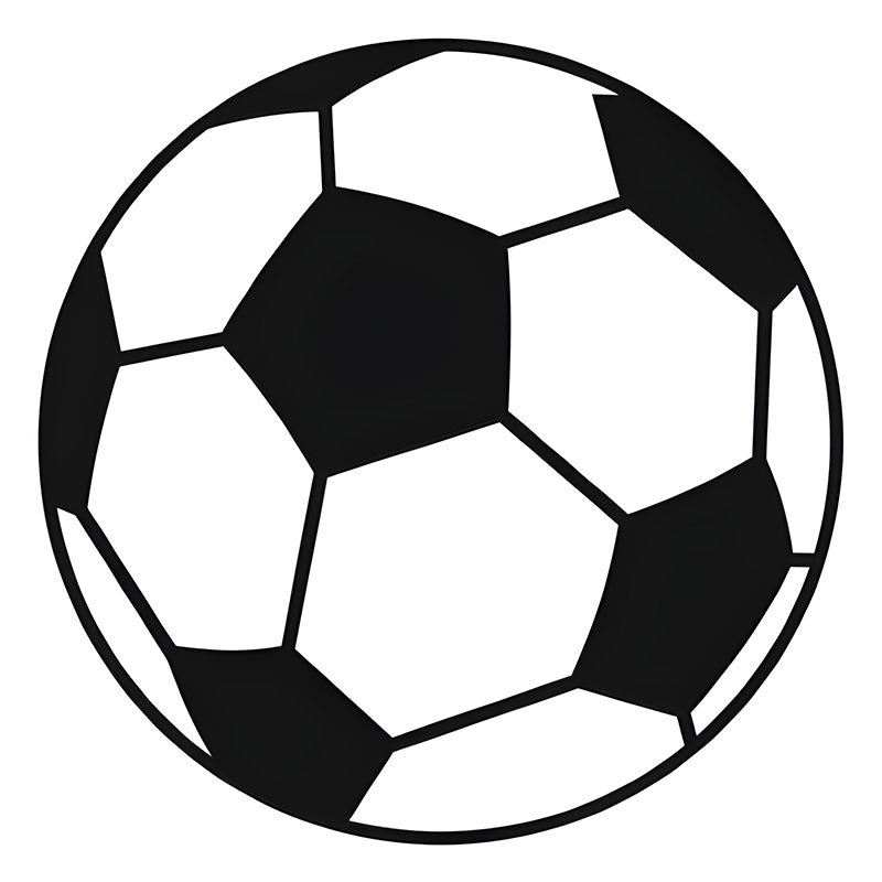 Soccer Ball Edible Icing Cake Image