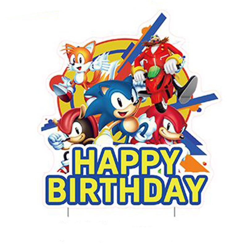 Sonic Cake Topper
