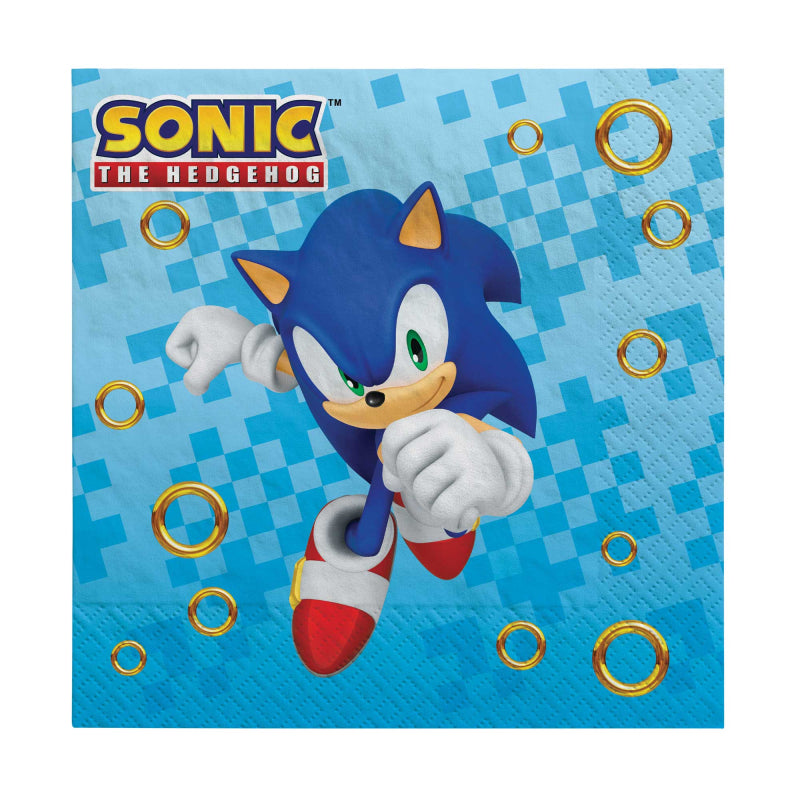 Sonic the Hedgehog Napkins 16pk