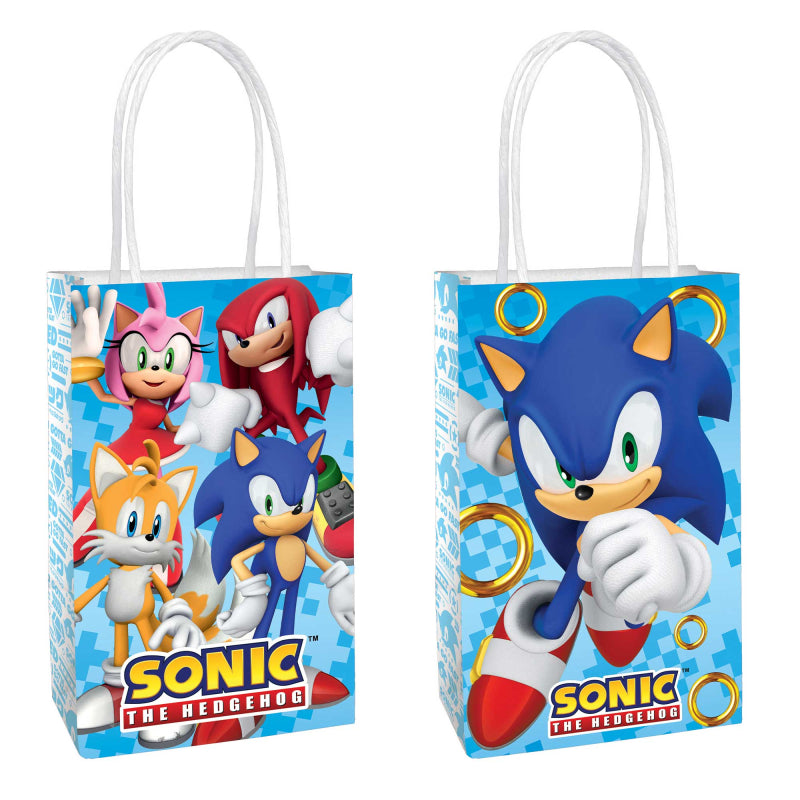 Sonic the Hedgehog Paper Treat Bags 8pk