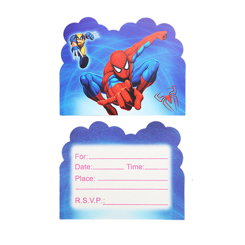 Spider-Man Invitations 10pk
