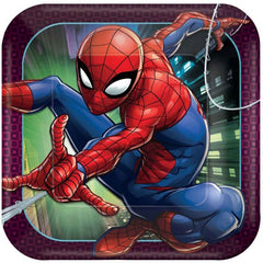 Spiderman Large Plates 8pk