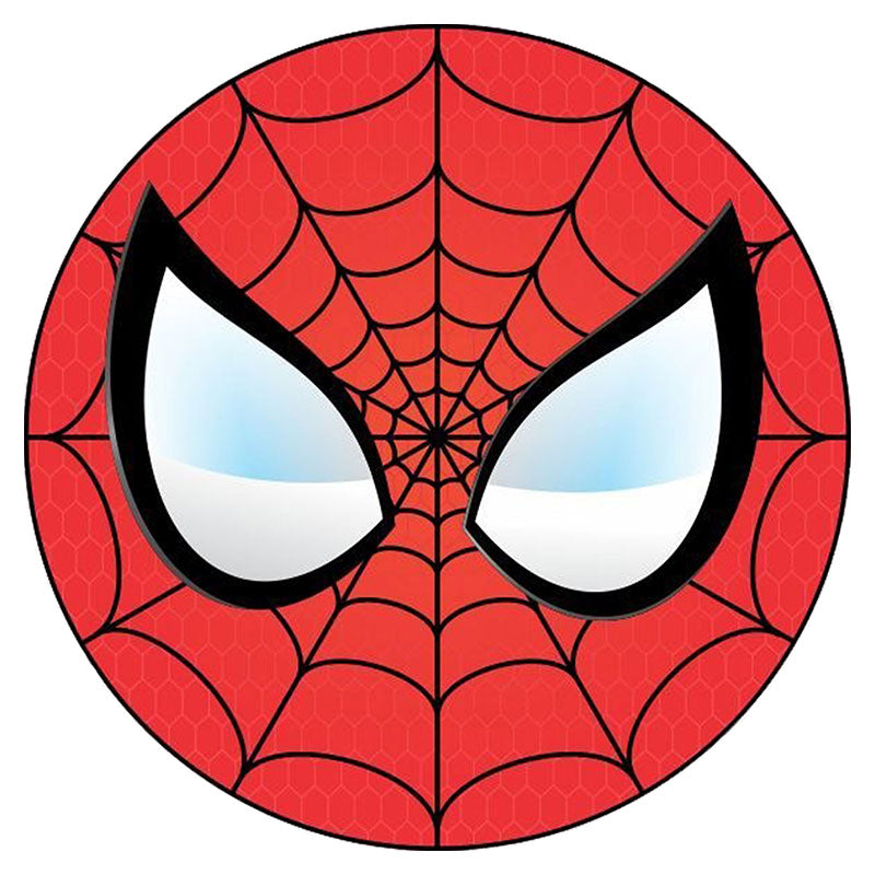 Spiderman Mask Edible Icing Cake Image