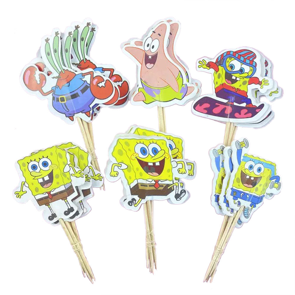 SpongeBob Cupcake Toppers 24pk