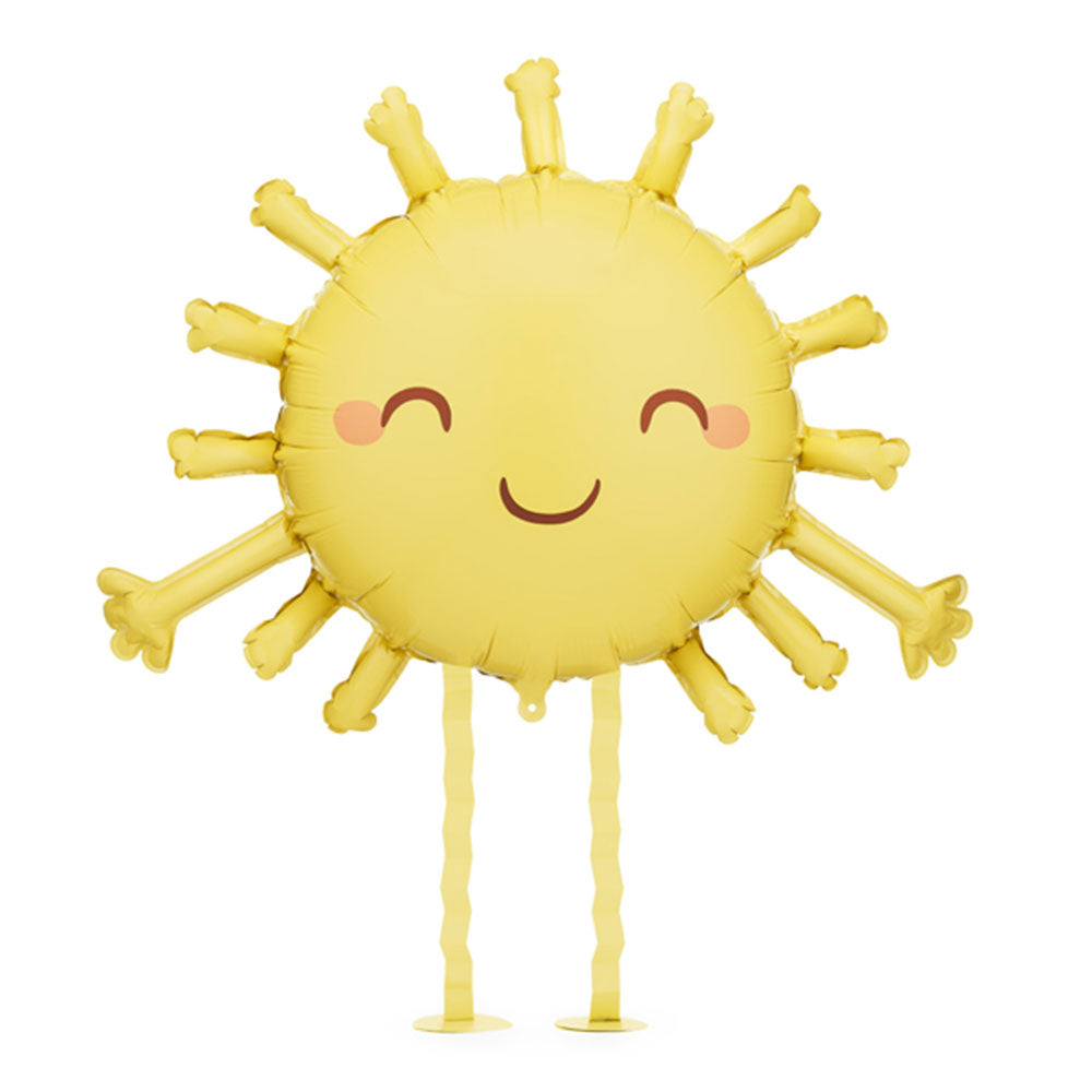 Happy Sun Walking Foil Balloon
