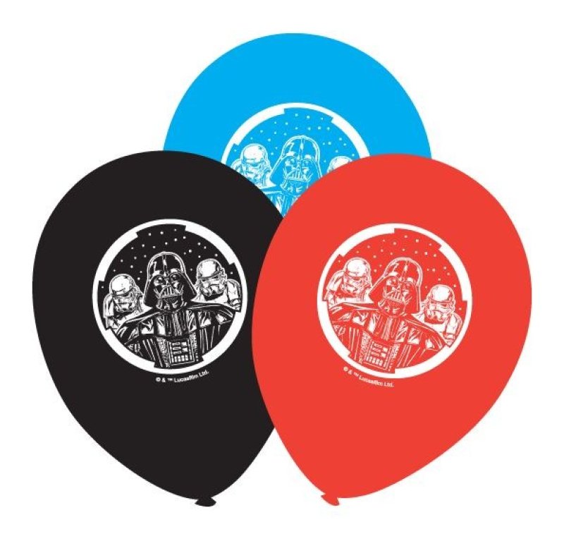 Star Wars Balloons 6pk
