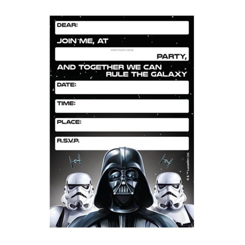 Star Wars Invitations 8pk