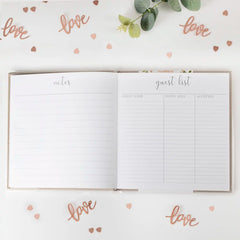 Grey Suede Luxury Wedding Planner Book