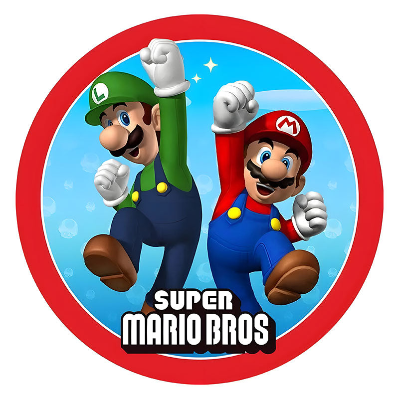 Super Mario Edible Icing Cake Image