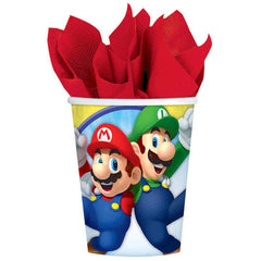 Super Mario Brothers Cups 8pk