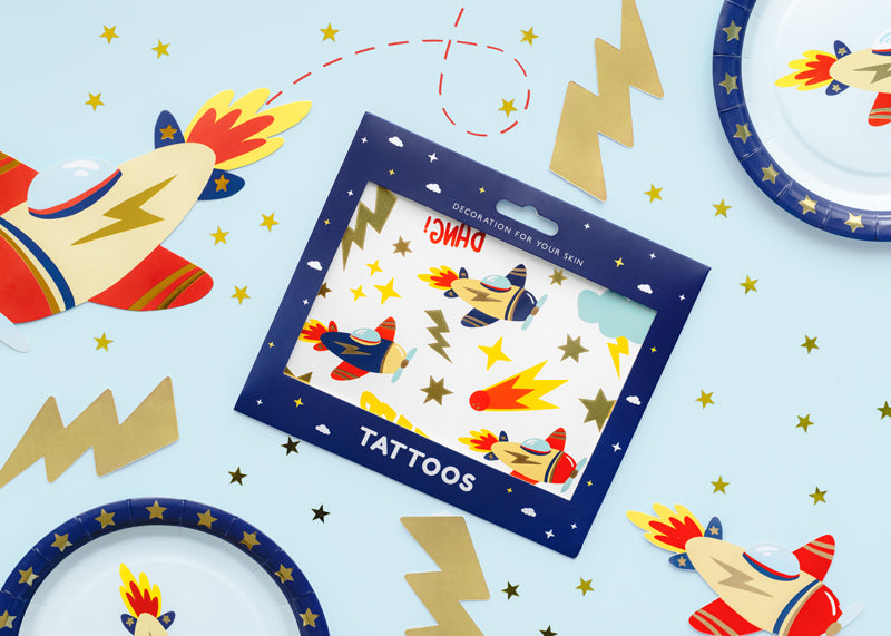 Airplane Tattoos 11pk