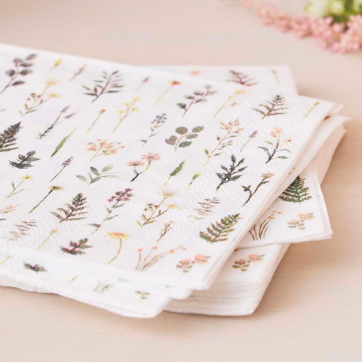 Afternoon Tea Floral Napkins 16pk