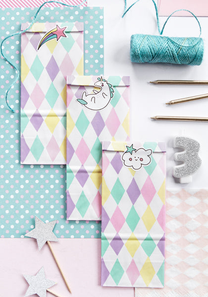 Unicorn Treat Bags 6pk