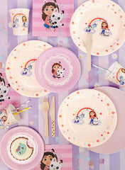 Gabby's Dollhouse Rainbow Large Plates 6pk