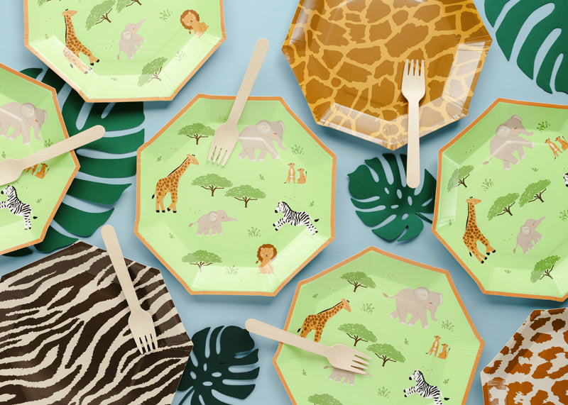 Safari Spot Plates 6pk
