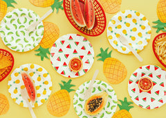 Tropical Fruit Plates 6pk