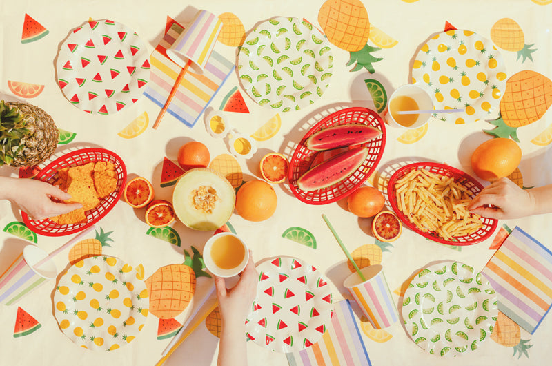 Tropical Fruit Plates 6pk