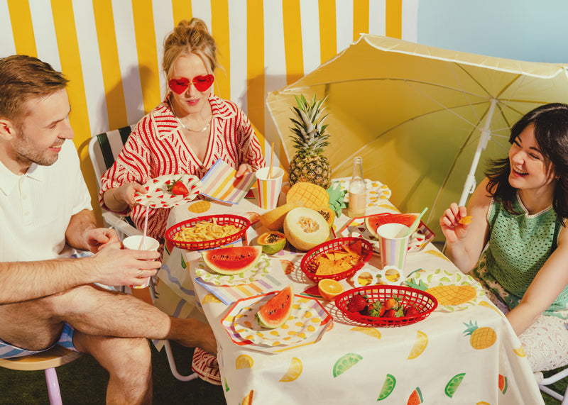 Tropical Fruit Plates 6pk