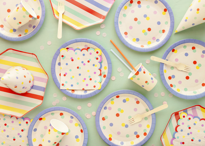 Confetti Plates 6pk