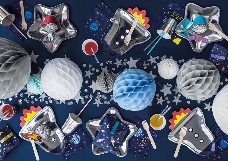 Silver Star Plates 6pk