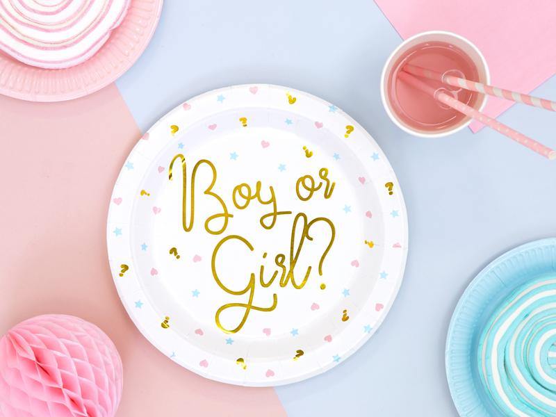 Boy or Girl Plates 6pk