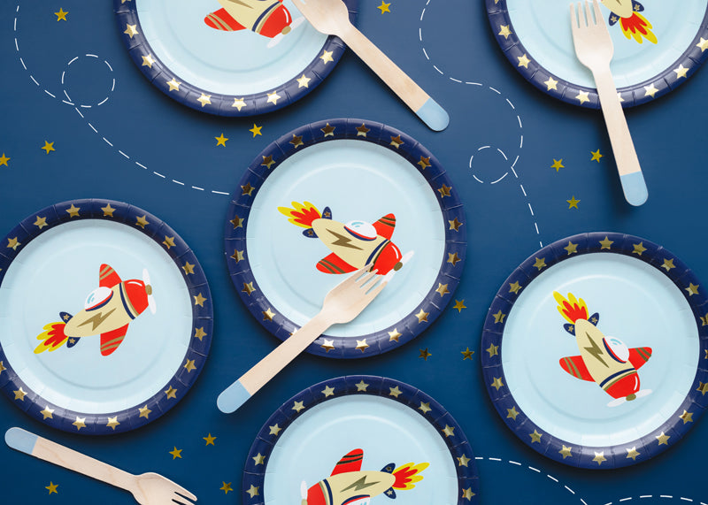 Airplane Plates 6pk