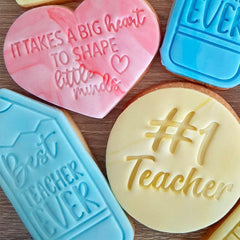 It Takes a Big Heart Cookie Cutter & Fondant Stamp