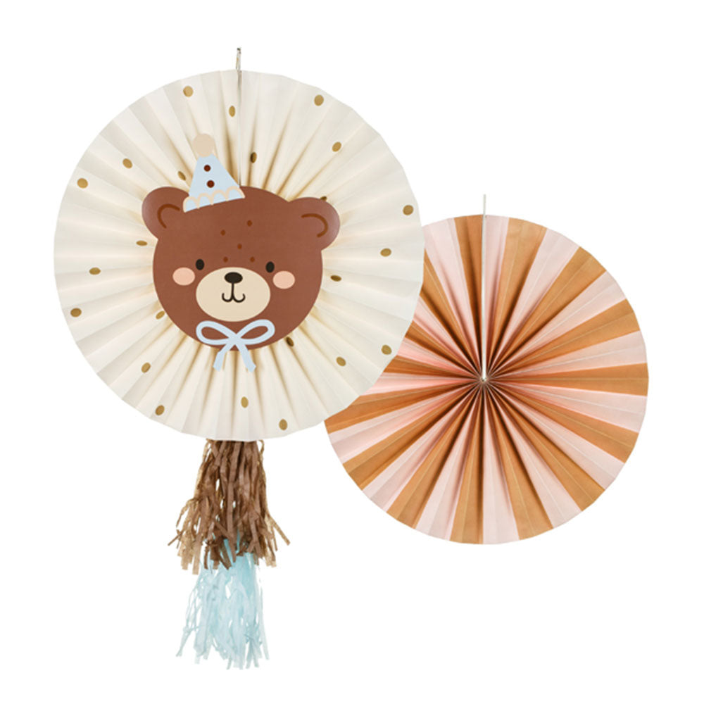 Teddy Bear Rosettes 2pk
