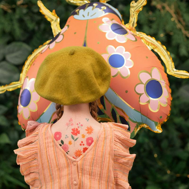 Flower Temporary Tattoos 19pk