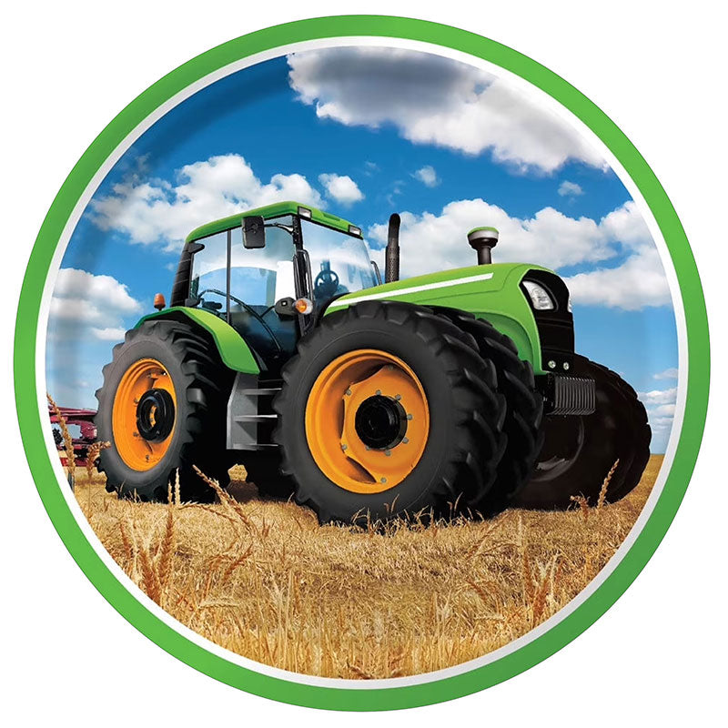 Tractor Edible Icing Cake Image