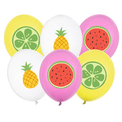 Tropical Fruit Balloons 6pk