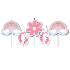 Unicorn 5 Pick Candles