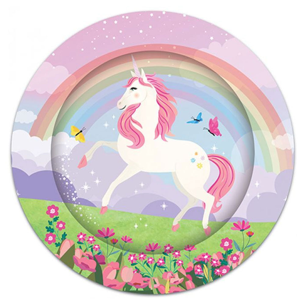 Unicorn Plates 8pk