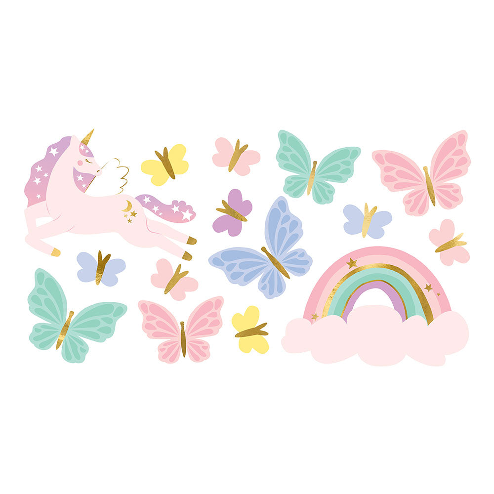 Unicorn & Butterfly Tattoos 15pk