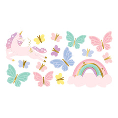Unicorn & Butterfly Tattoos 15pk