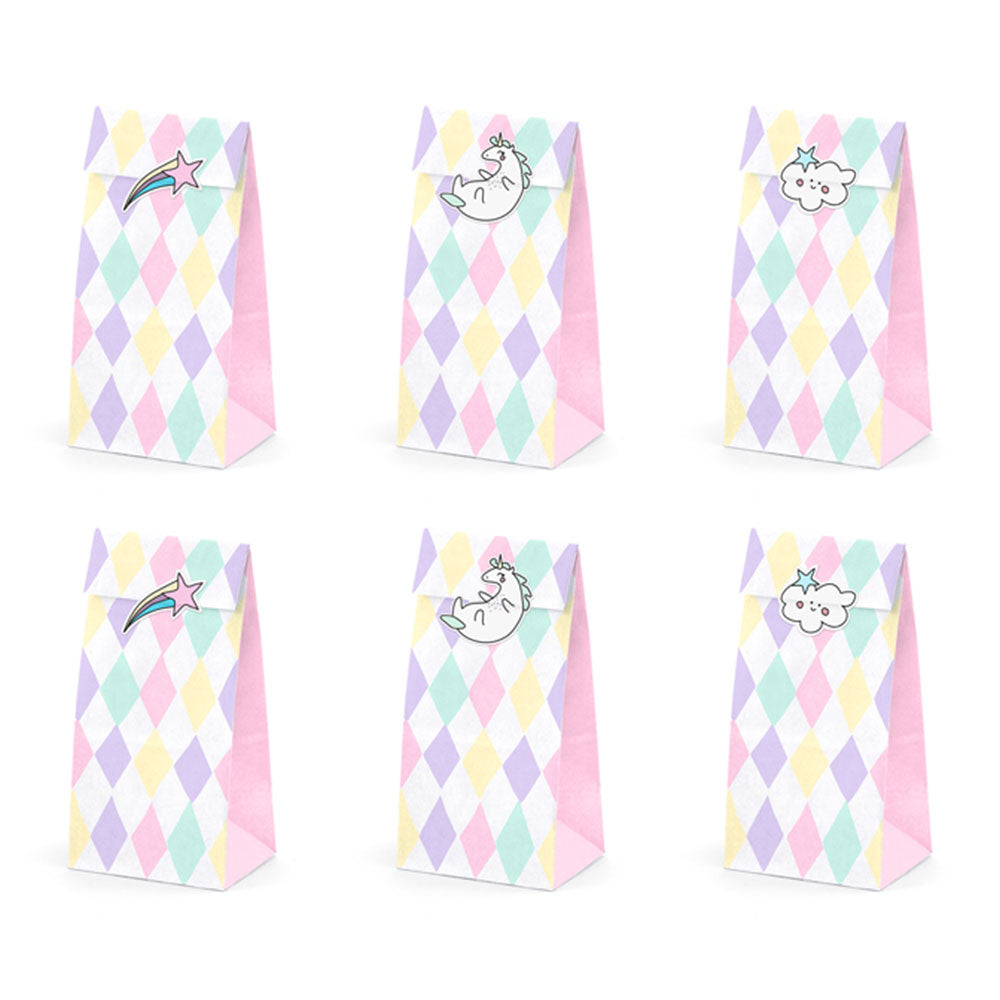 Unicorn Treat Bags 6pk