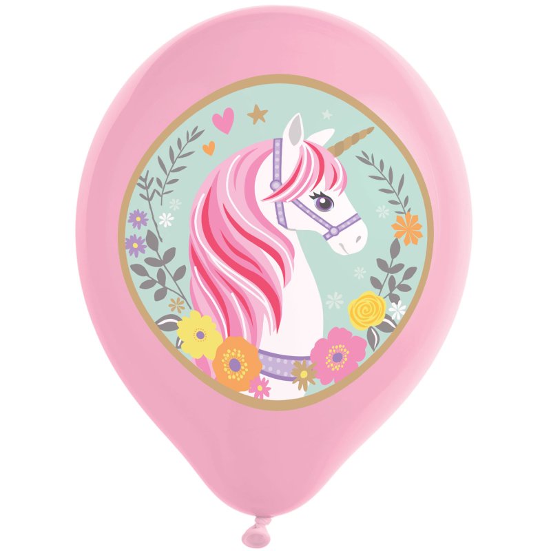 Magical Unicorn Balloons 5pk