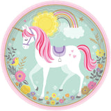 Magical Unicorn Paper Plates