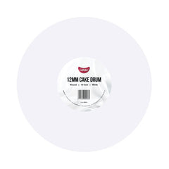 White Round Cake Drum Board 25cm/10in