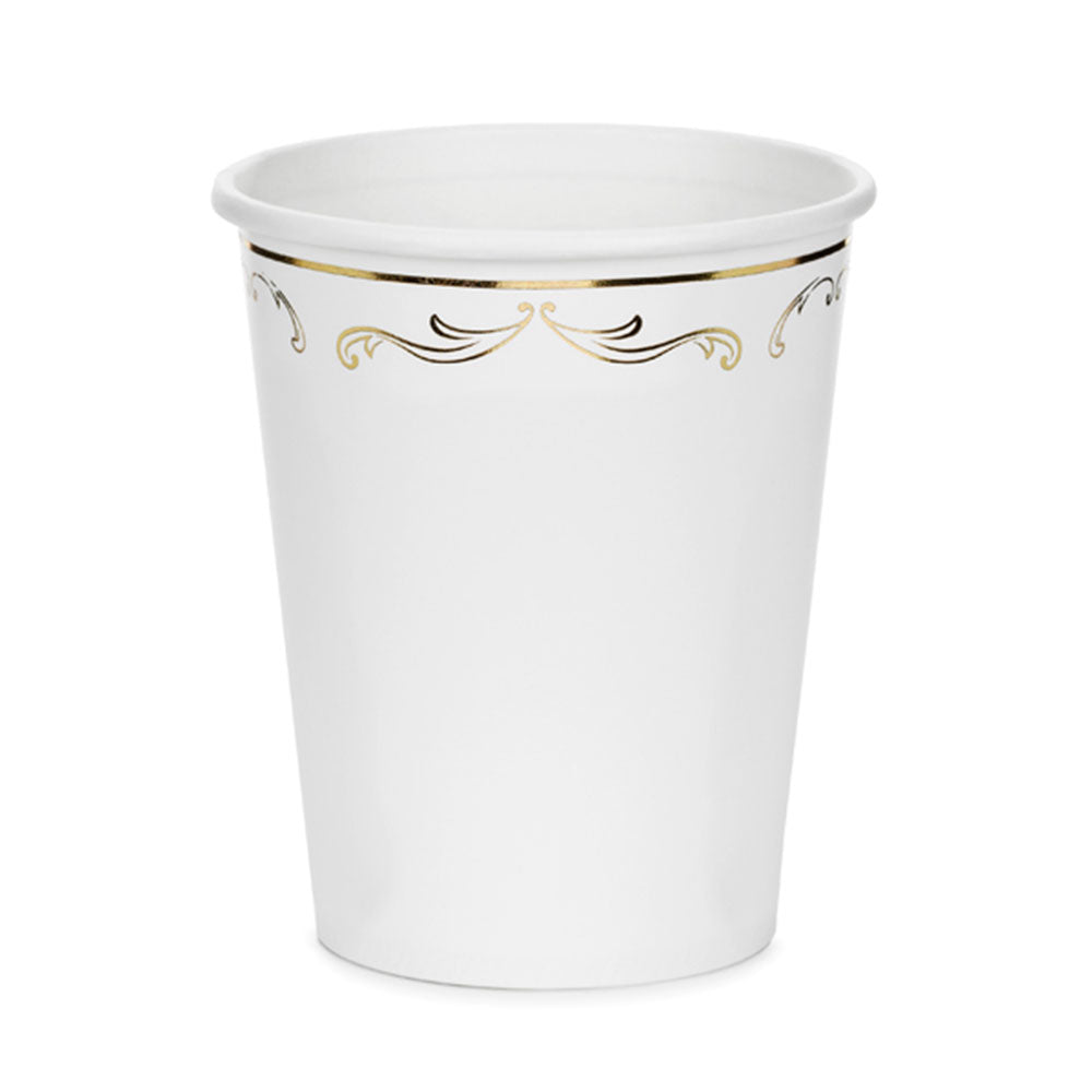 White Ornament Cups 6pk