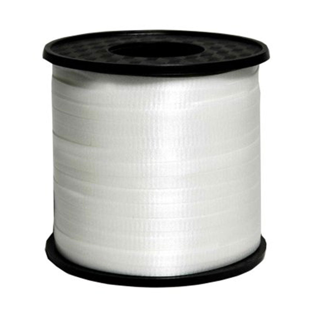 White Curling Ribbon 460m