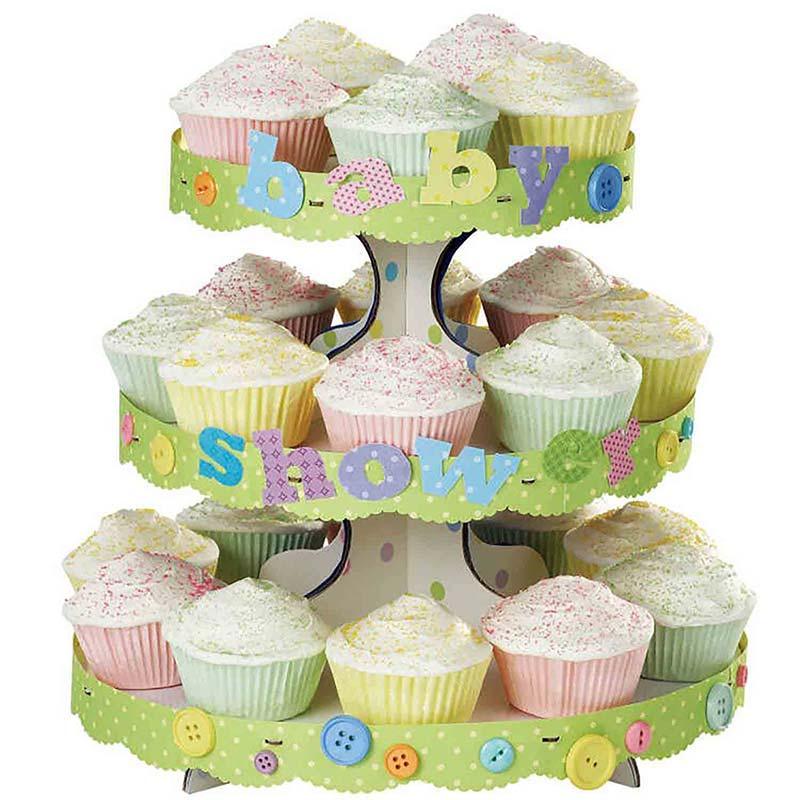 White 3-Tier Cupcake Stand