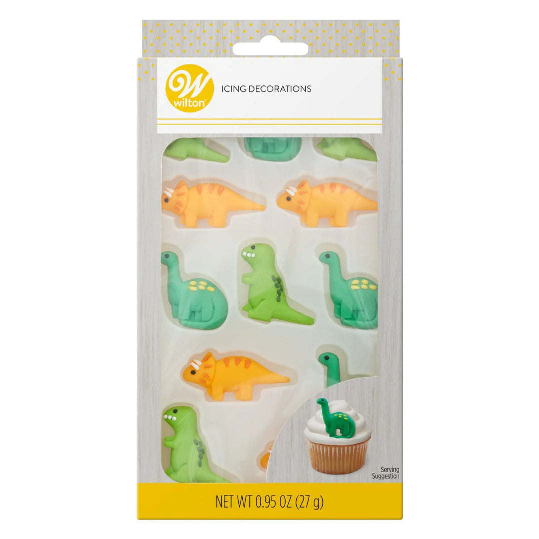 Dinosaur Royal Icing Decorations 12pk