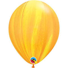 Yellow & Orange SuperAgate Balloons