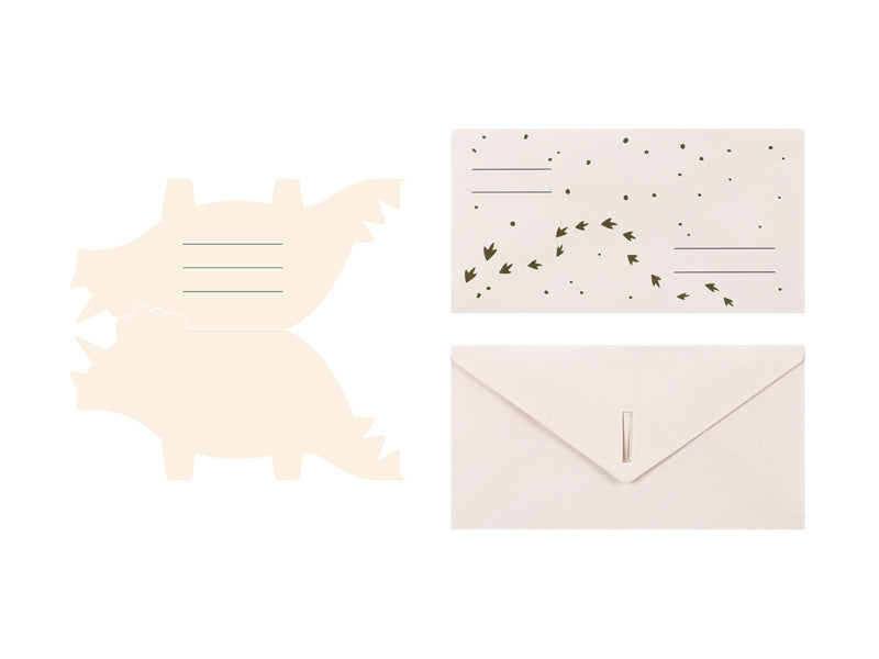 Triceratops Dinosaur Invitations 6pk
