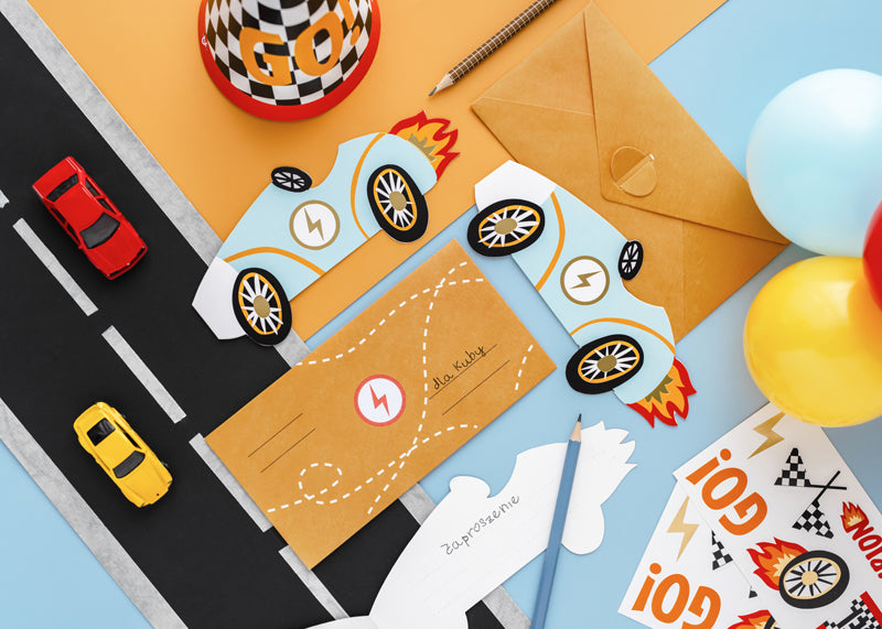 Car Invitations 6pk