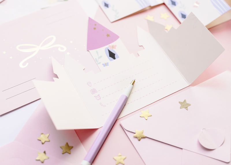 Castle Invitations 6pk