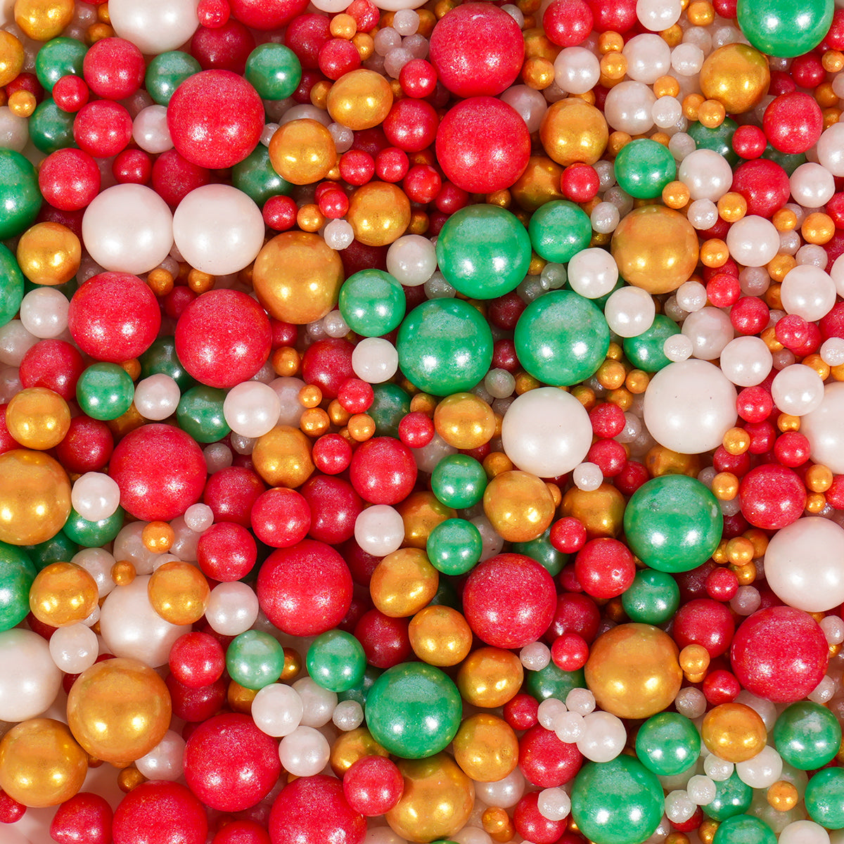 Yuletide Mix Sprinkle Orb Decorations
