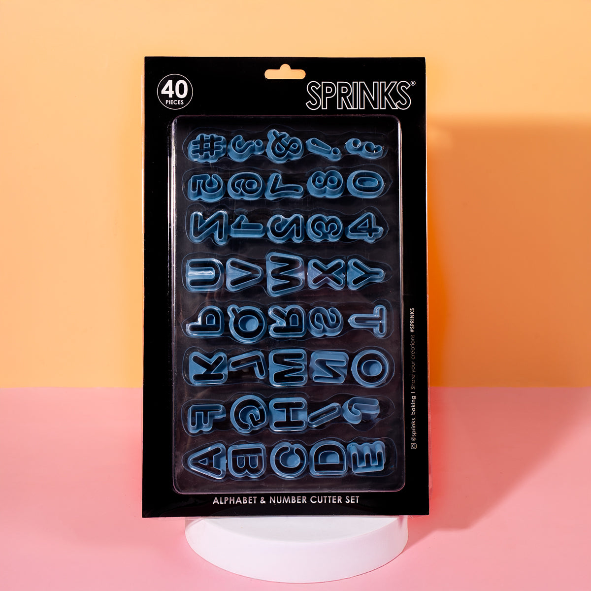 Alphabet & Number Cutter Set 40pk