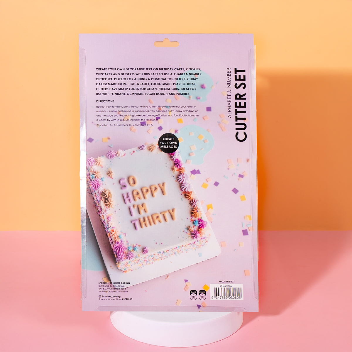 Alphabet & Number Cutter Set 40pk